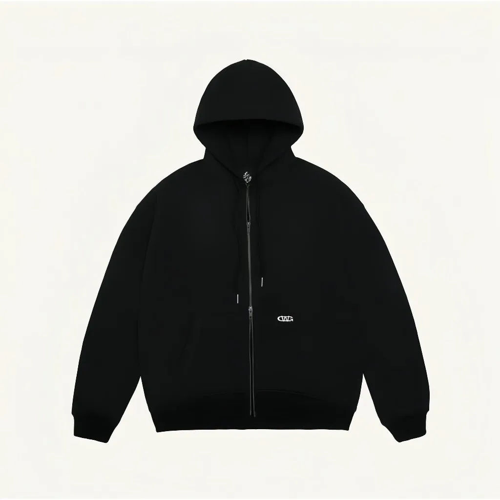 Ảnh METAL FULLZIP HOODIE / Hoodie Dây Kéo Vải Nỉ Bông / GAMBLE WORLDWIDE 2