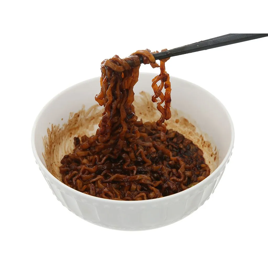 Ảnh Mì Ăn Liền Trộn Xốt Tương Đen Ottogi 75g 2