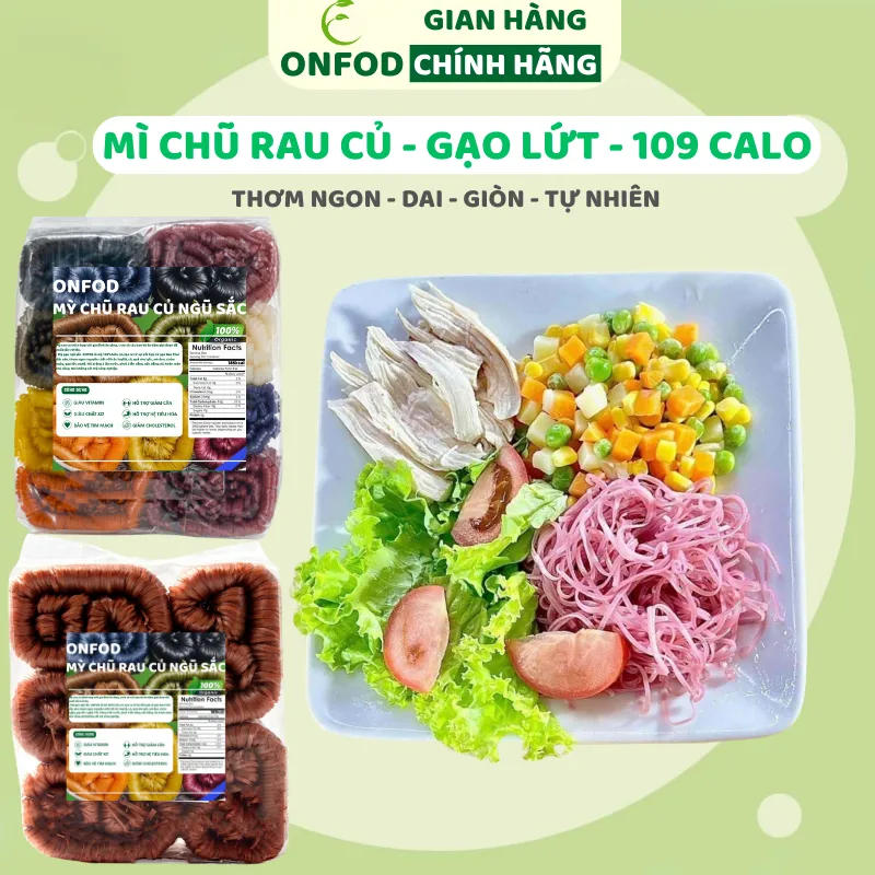 Đánh Giá Mì Chũ Rau Củ Gạo Lứt Ngũ Sắc ONFOD 1kg: Ăn Kiêng, Giảm Cân, Tiểu Đường, Mẹ Bầu