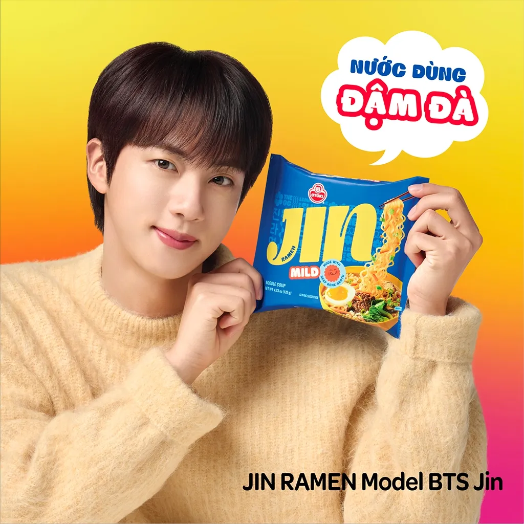 Ảnh Mì Jin tô không cay Ottogi 110g 2