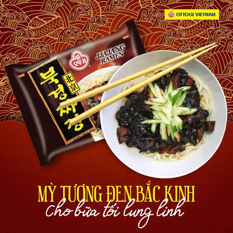 Ảnh Mì Tương Đen Bắc Kinh Ottogi (5 Gói) 2
