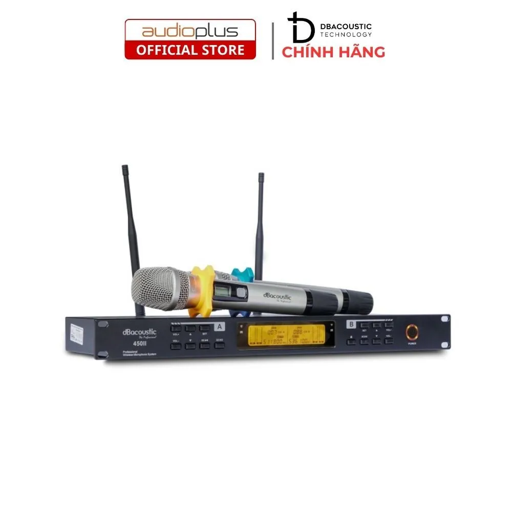 Ảnh Mic không dây DBAcoustic DB450II V2 - 5 chế độ ECHO - Hàng chính hãng - BH 12 tháng 4