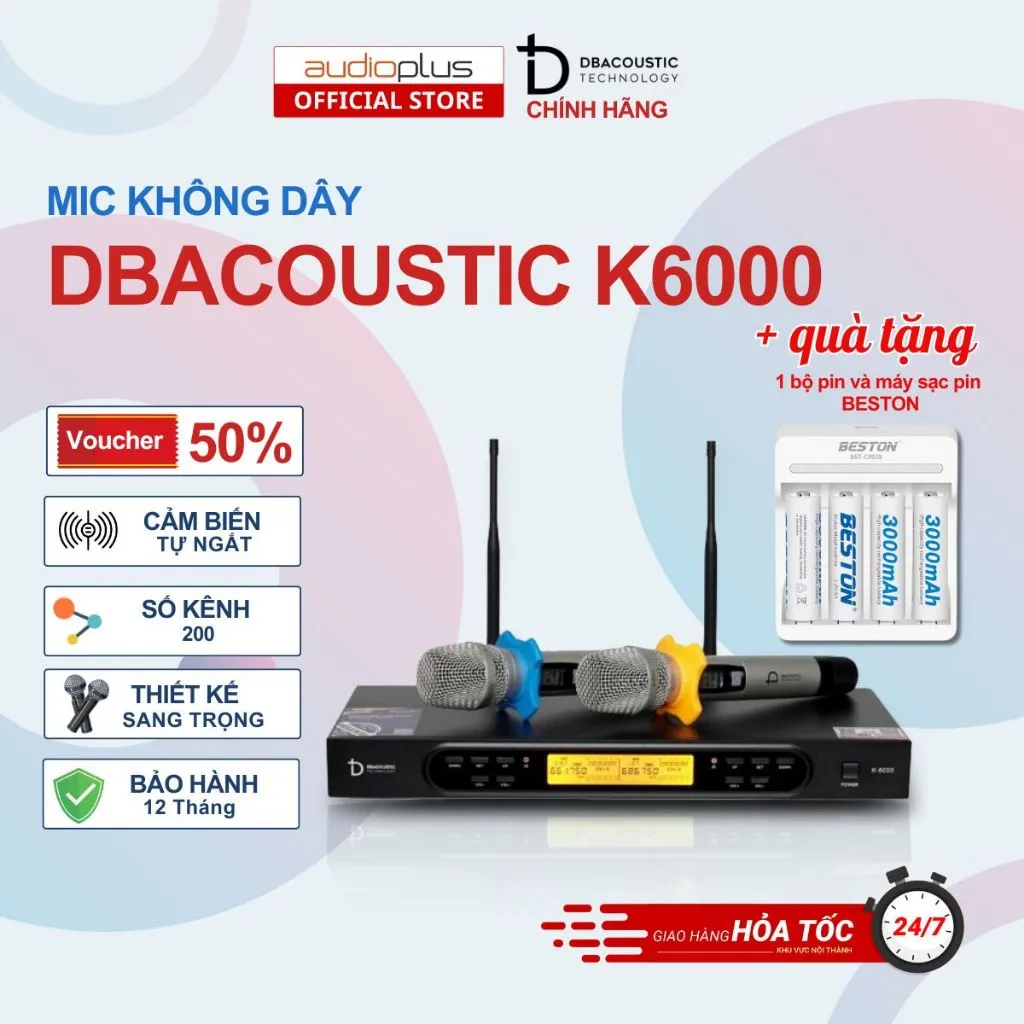 Ảnh Mic không dây DBAcoustic K6000 - Cảm biến tự ngắt - Hàng chính hãng - Bảo hành 12 tháng 1
