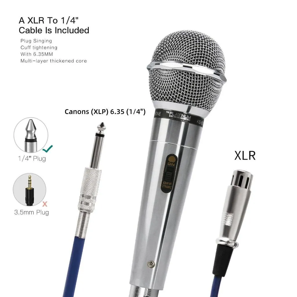 Ảnh Micro Có Dây The Platinum KS 5000 Dài 8m jack cắm 6ly - CHÍNH HÃNG 3