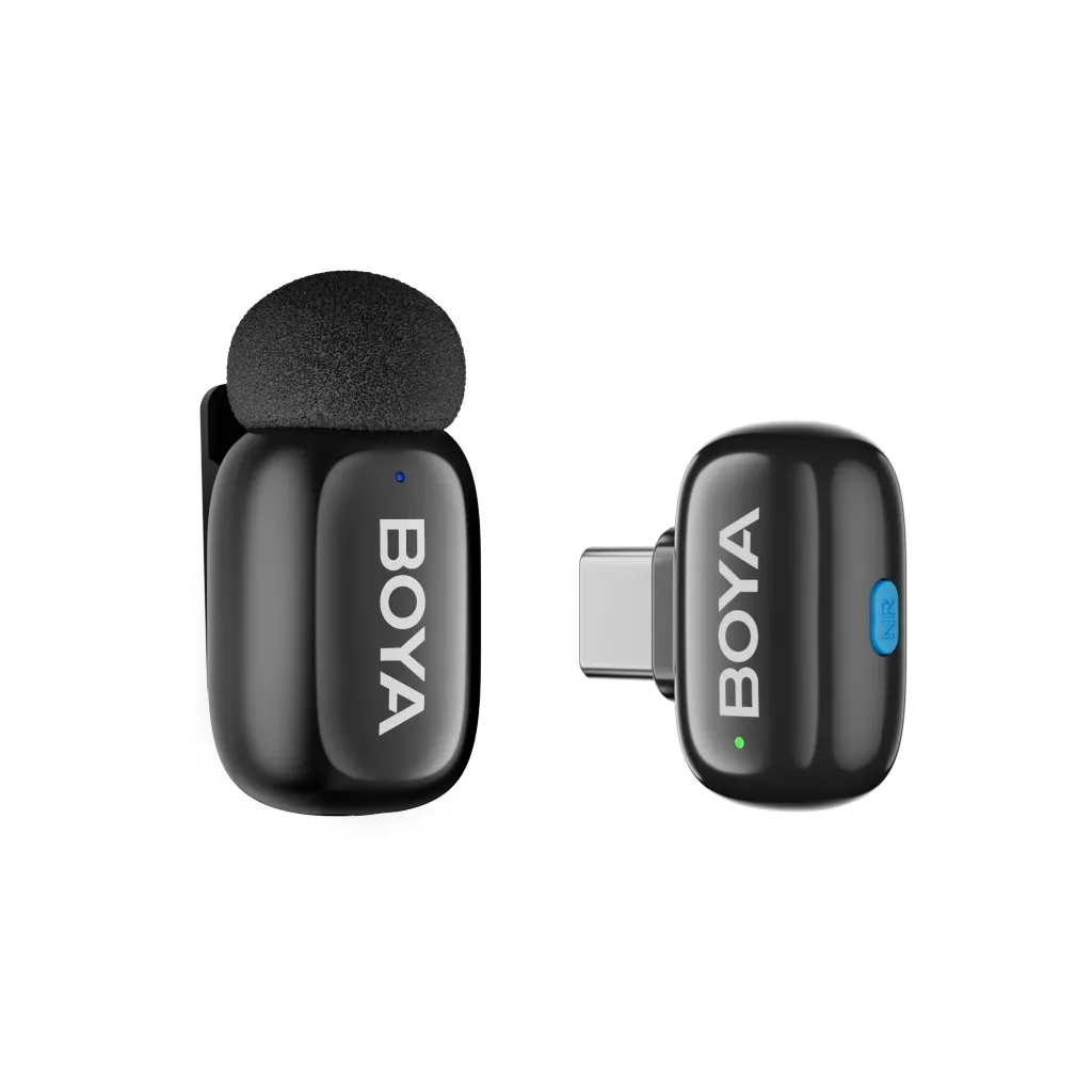 Ảnh Micro Không Dây Cài Áo Boya Mini Chống Ồn AI Thu Âm LiveStream Có Hộp Sạc 3