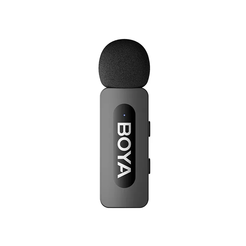 Ảnh Micro Không Dây Thu Âm Cài Áo Boya V1 2.0 Lightning | Phạm Vi 100m | TX 9 Giờ | Kẹp Xoay 360 Độ (Đen) 4