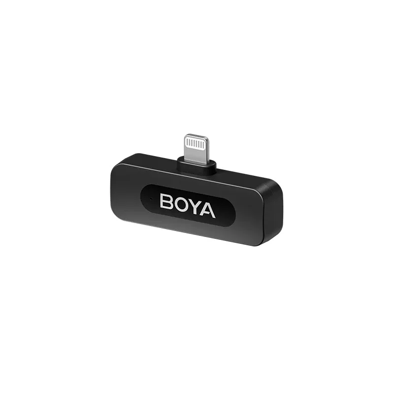 Ảnh Micro Không Dây Thu Âm Cài Áo Boya V2 2.0 Lightning | Phạm Vi 100m | TX 9 Giờ | Kẹp Xoay 360 Độ (Đen) 2
