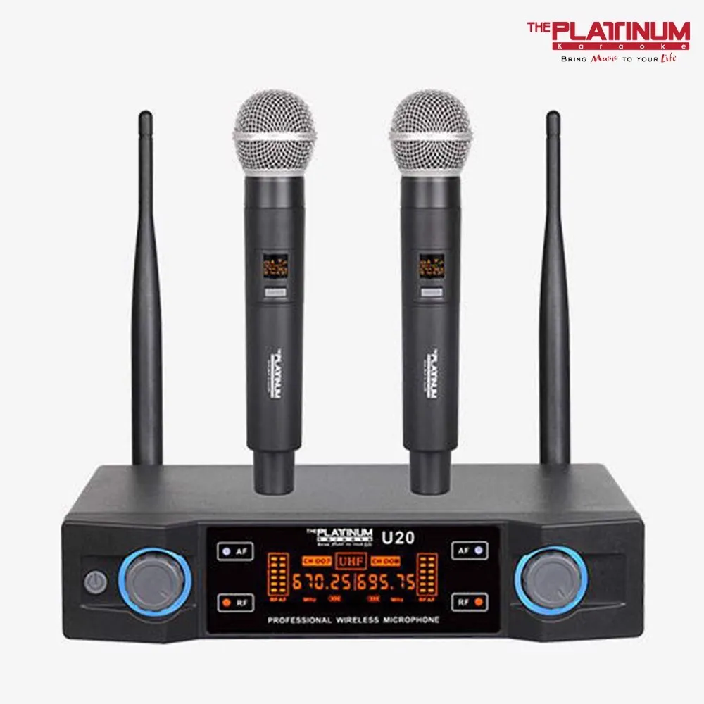 Ảnh Micro Không Dây UHF The Platinum U20 - CHÍNH HÃNG STORE 3