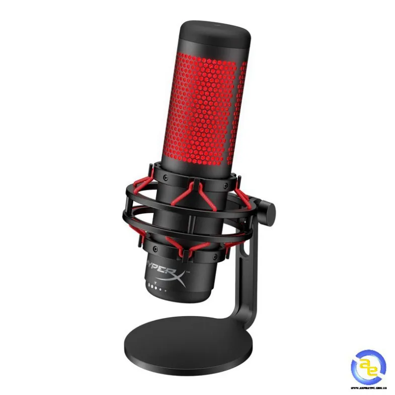Ảnh Micro Kingston HyperX QuadCast (LED 1 màu Đỏ ) chuyên dùng cho streamer gamer creato 3