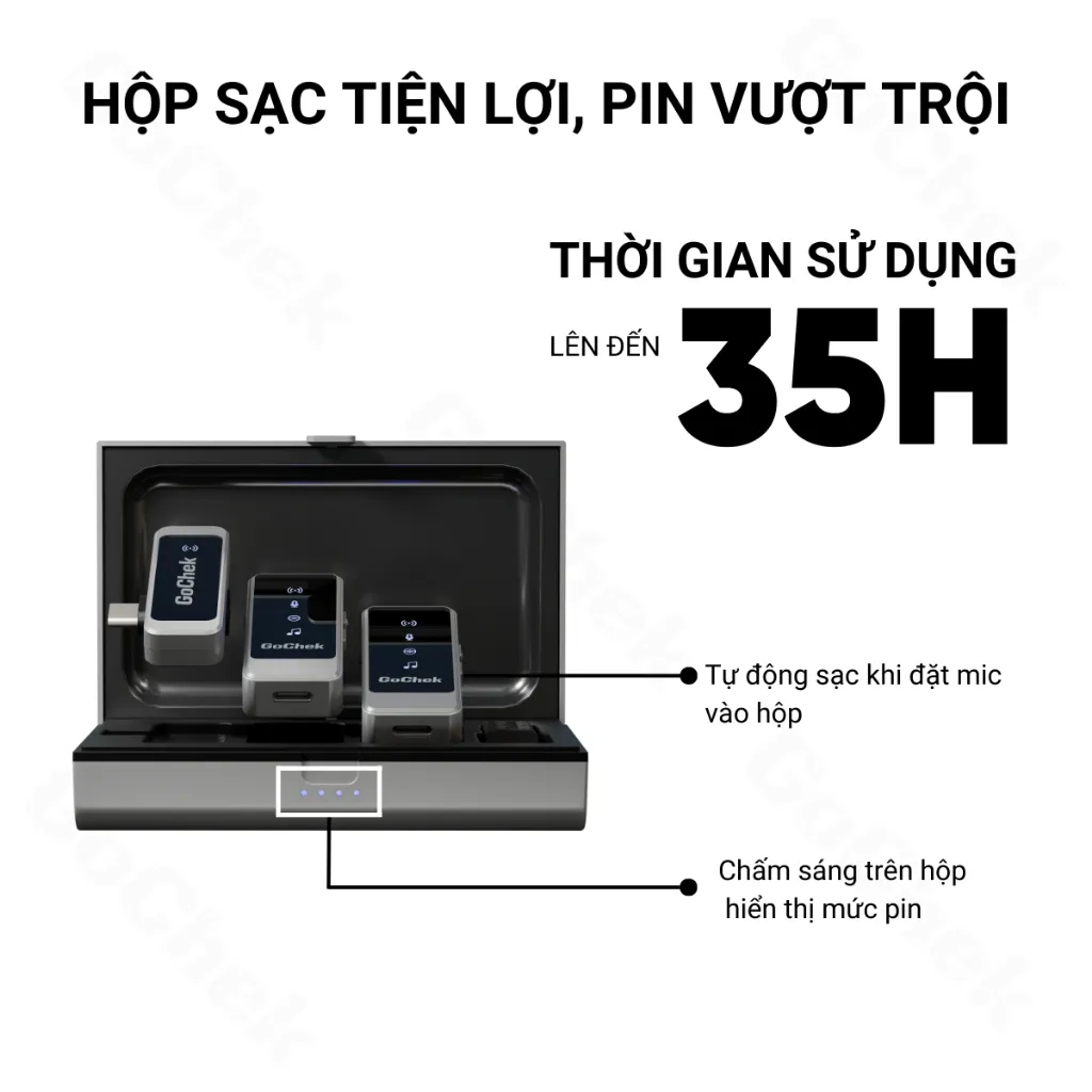 Ảnh Micro Thu Âm Không Dây HOSAN S24 Ultra Hỗ Trợ Khả Năng Lọc Ồn Tốt 3