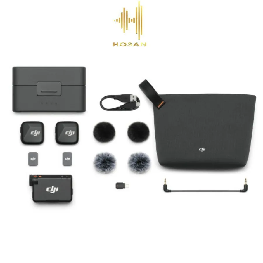 Ảnh Microphone Không Dây HOSAN DJI MIC Mini Ghi Âm Chuyên Nghiệp Cho Thời Lượng Pin 10 Giờ Ấn Tượng 1