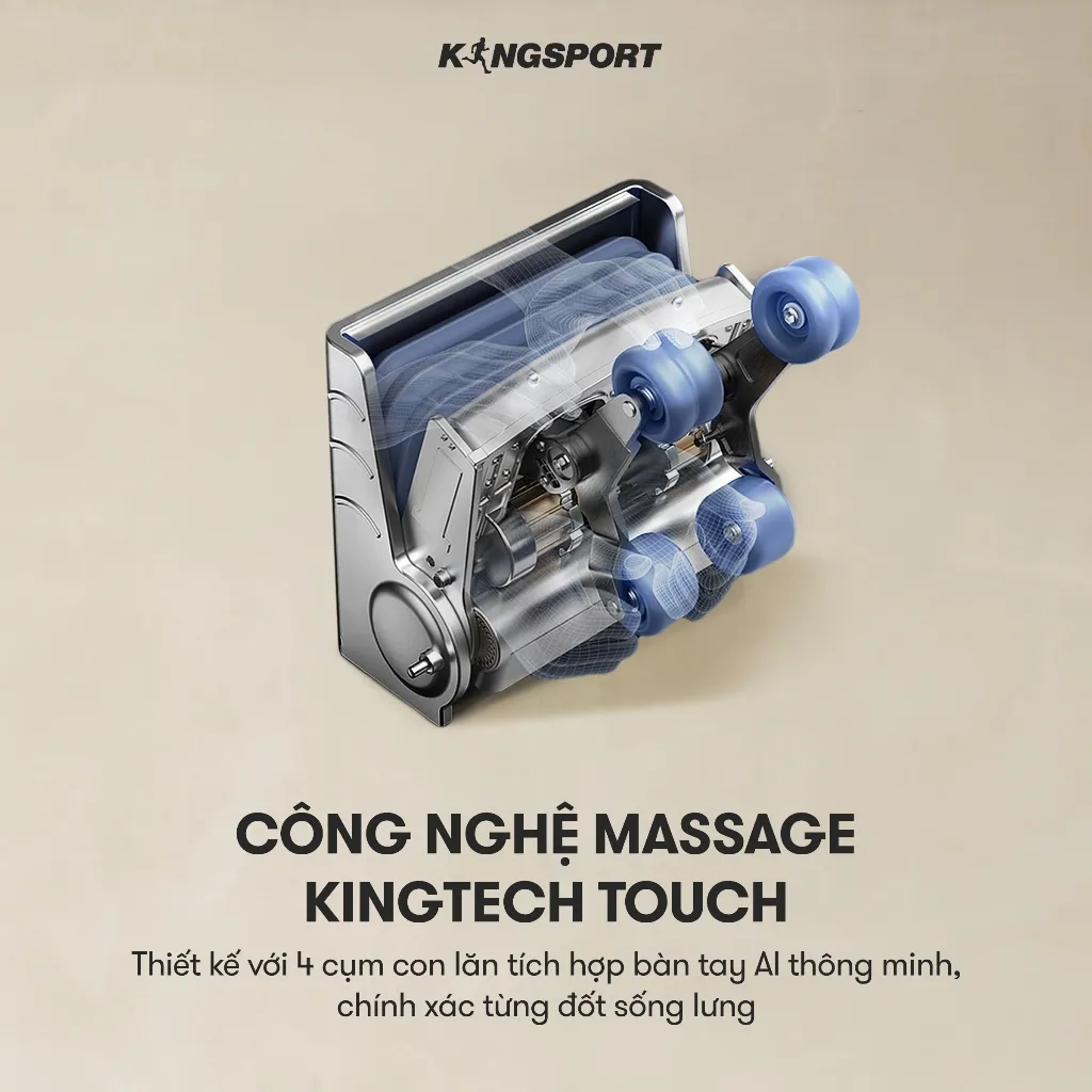 Ảnh Miễn phí lắp đặt | Ghế massage KINGSPORT G82 hệ thống nhiệt hồng ngoại, chế độ massage không trọng lực 2