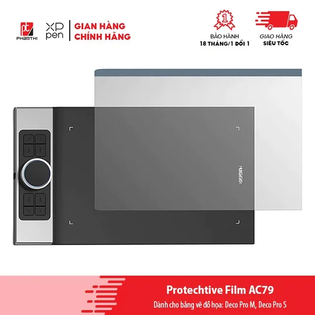 Ảnh Miếng Dán Bảo Vệ Mặt Bảng Vẽ XP-Pen Deco 01, Deco 02, Deco 03 Protector Film 3