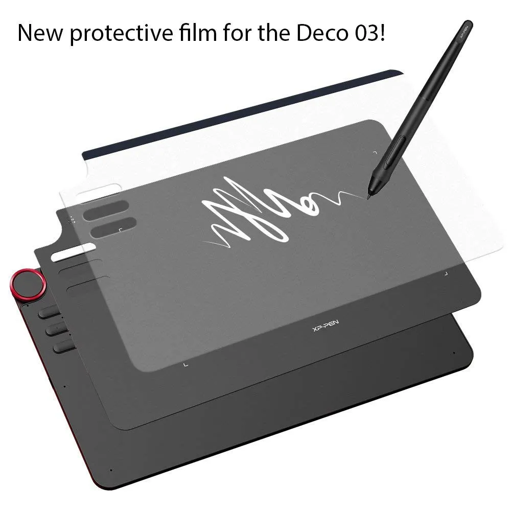 Ảnh Miếng Dán Bảo Vệ Mặt Bảng Vẽ XP-Pen Deco 01, Deco 02, Deco 03 Protector Film 4