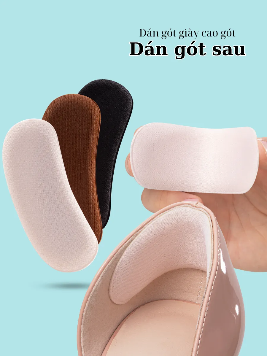 Ảnh Miếng Dán Lót Gót Giày Chống Trượt MINSU M5516 Đệm Chống Trầy Gót Chân, Bị Rộng Chuyên Cho Giày Cao Gót, Thể Thao Nam Nữ 1