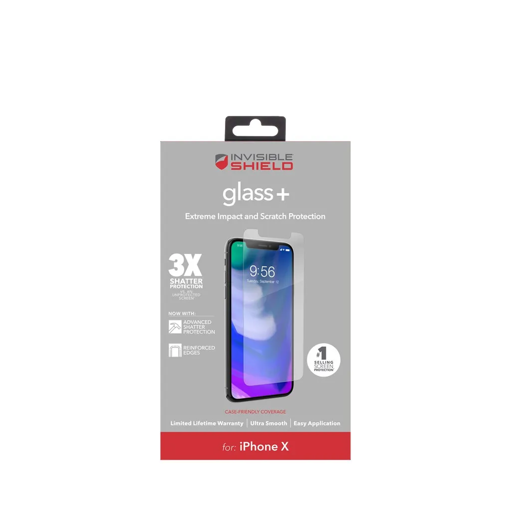 Ảnh Miếng dán màn hình cường lực chống va đập InvisibleShield iPhone X/Xs/11 Pro 1