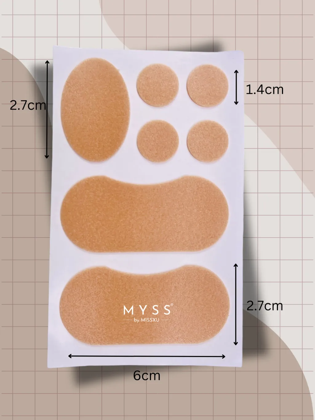 Ảnh Miếng dán mỏng đệm bảo vệ gót và bàn chân, dán gót lót giày MYSS - DG02 2