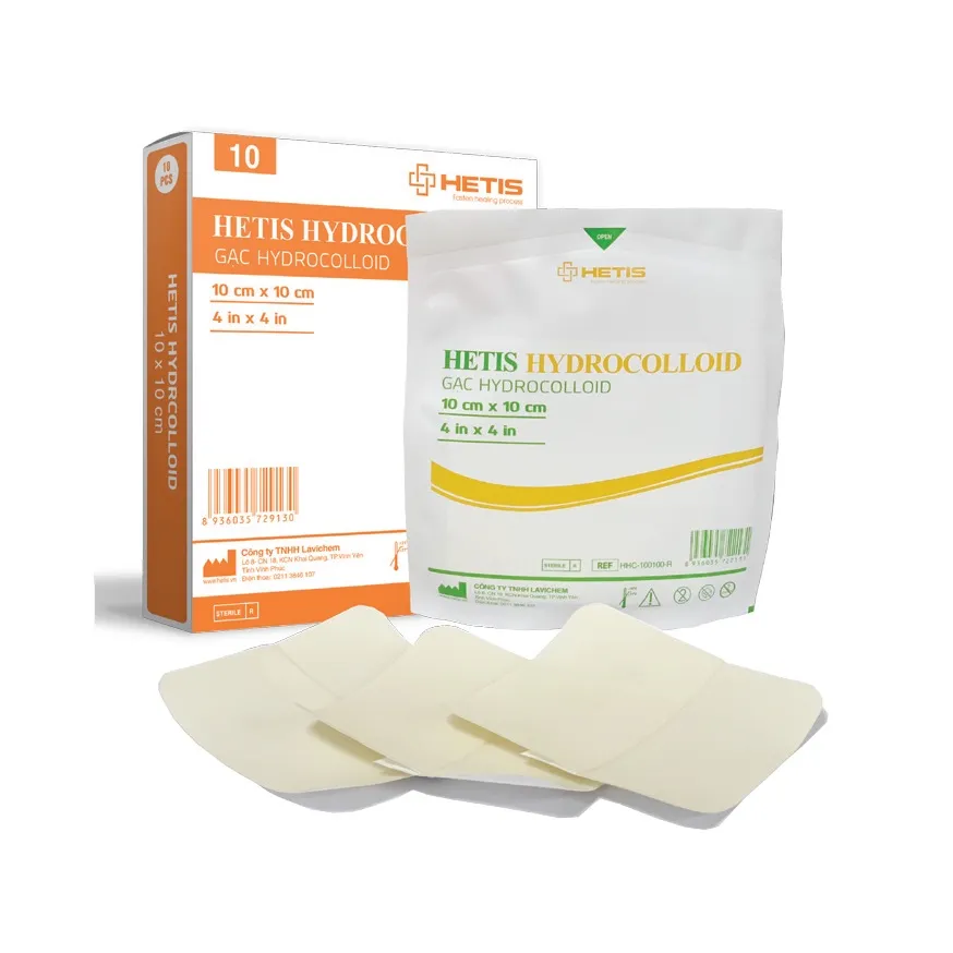 Ảnh Miếng Dán Mụn, Vết Thương ALFASEPT HETIS HYDROCOLLOID Giúp Thấm hút Dịch, Loại Bỏ Những Mô Chết, Ngăn Ngừa Sẹo 3
