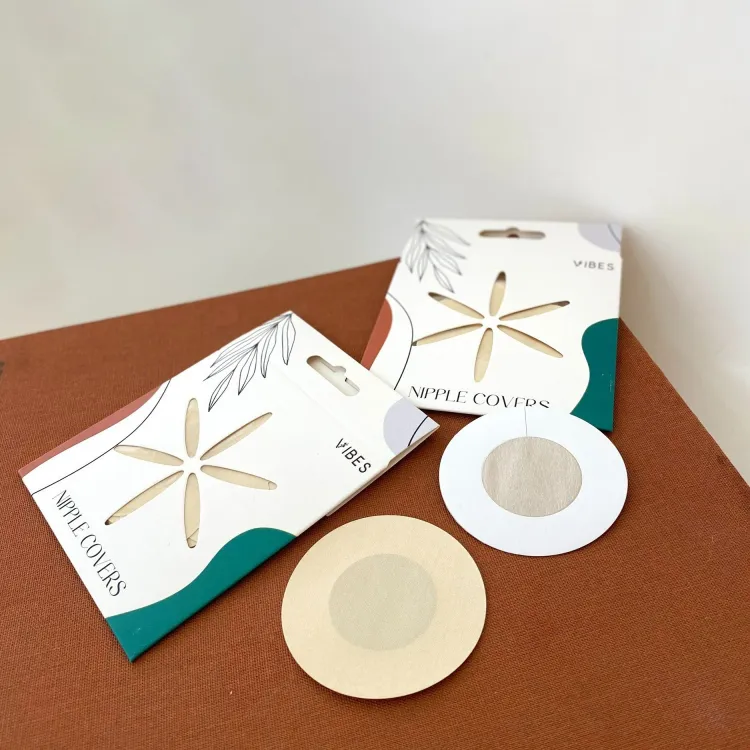 Ảnh Miếng dán nhũ, dán ngực, dán ti Lụa cao cấp VIBES Nipple Covers - 5 cặp 2