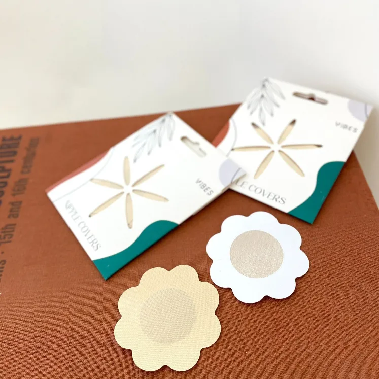 Ảnh Miếng dán nhũ, dán ngực, dán ti Lụa cao cấp VIBES Nipple Covers - 5 cặp 4