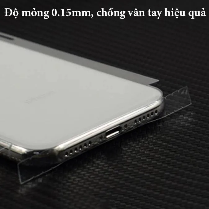 Ảnh Miếng dán PPF Trong suốt iphone KTM,bảo vệ toàn bộ mặt lưng và viền 11 12 13 14 pro max 3