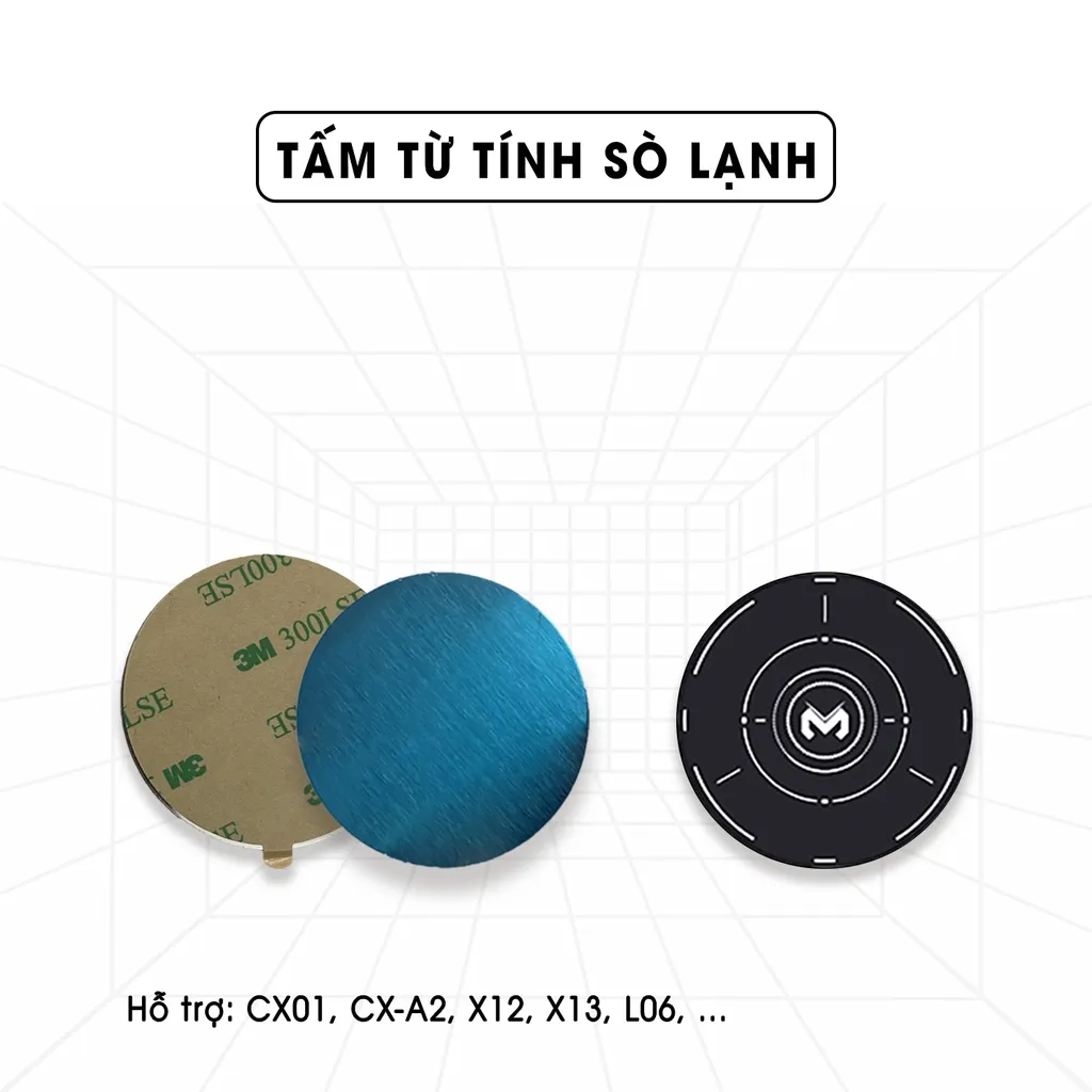 Ảnh Miếng dán từ tính cho quạt tản nhiệt điện thoại MEMO hút dính từ tính siêu mạnh dành cho cx01 cx02 cx-a2 X12 X13 L06 4