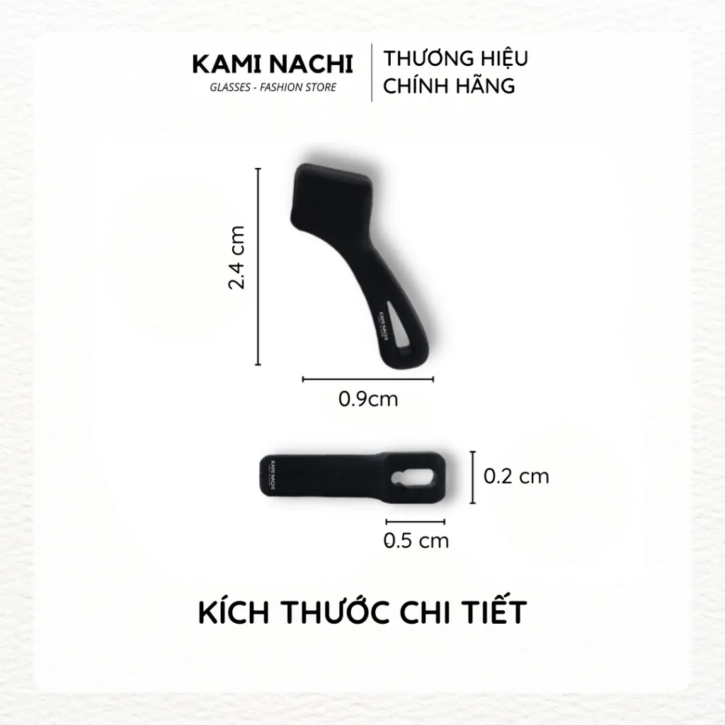 Ảnh Miếng đệm làm êm tai cho kính bằng silicon siêu bền nâng cấp, móc nhỏ gọn, chống trượt KAMI NACHI 1