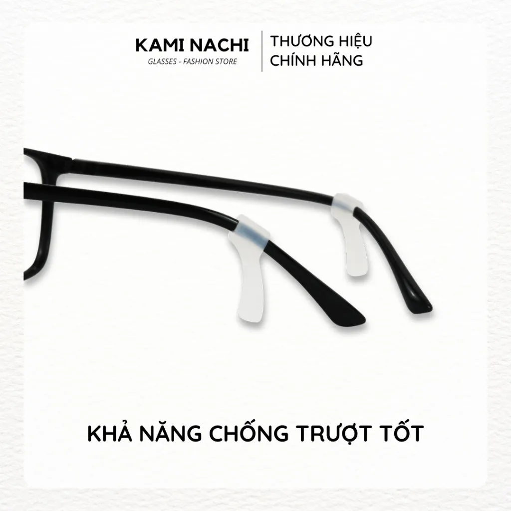 Ảnh Miếng đệm làm êm tai cho kính bằng silicon siêu bền nâng cấp, móc nhỏ gọn, chống trượt KAMI NACHI 3