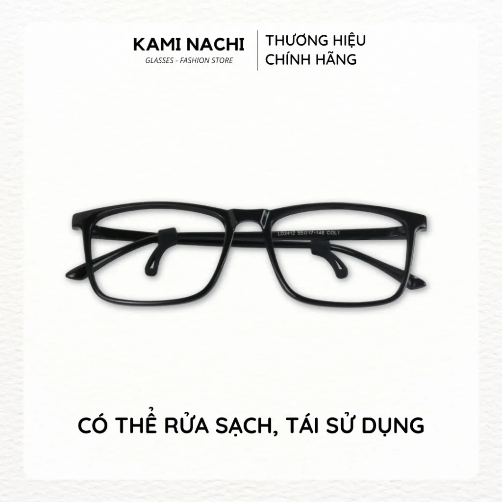 Ảnh Miếng đệm làm êm tai cho kính bằng silicon siêu bền nâng cấp, móc nhỏ gọn, chống trượt KAMI NACHI 4