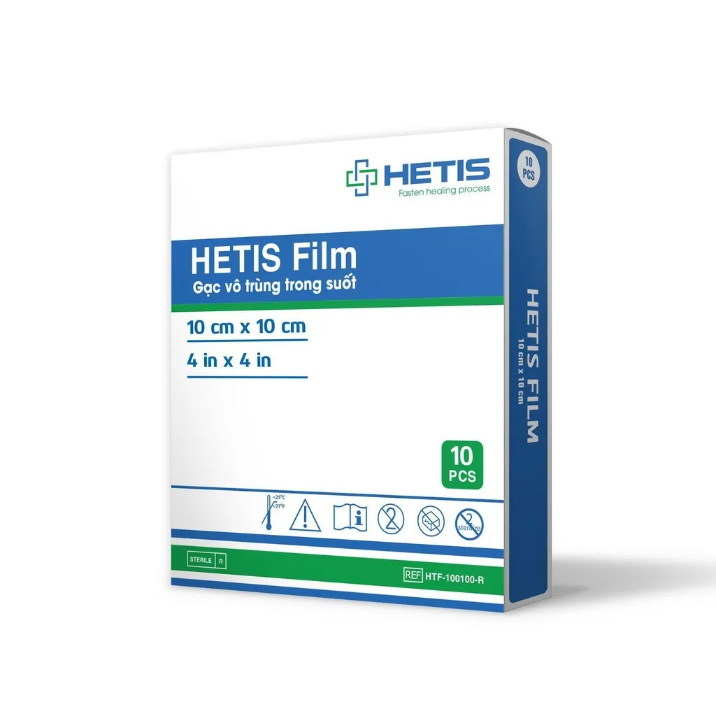 Ảnh Miếng gạc ALFASET HETIS Film dán cố định vết thương, gạc vô trùng bảo vệ hình xăm trong suốt chống thấm nước khi tắm 2
