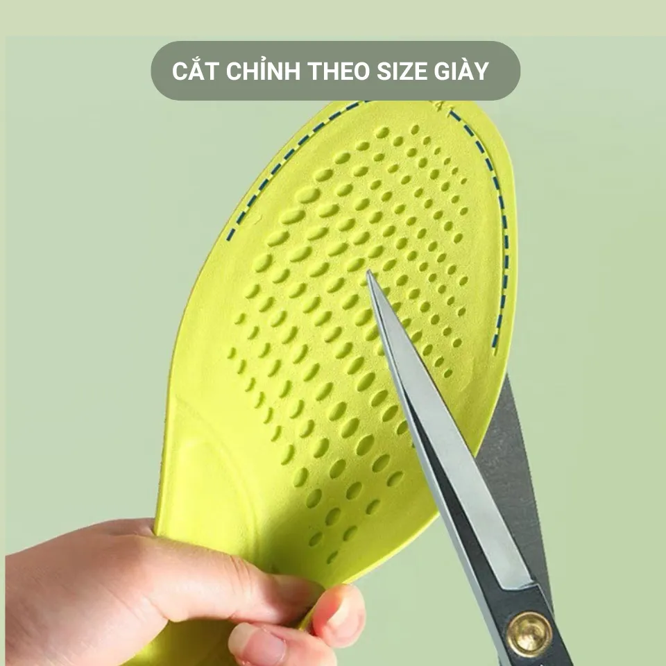 Ảnh Miếng Lót Giày Khử Mùi bằng Tinh Chất Bạc Hà và Ngải Cứu MINSU M2358 Thoáng Khí, Kháng Khuẩn Cho Giày Thể Thao Nam Nữ 2