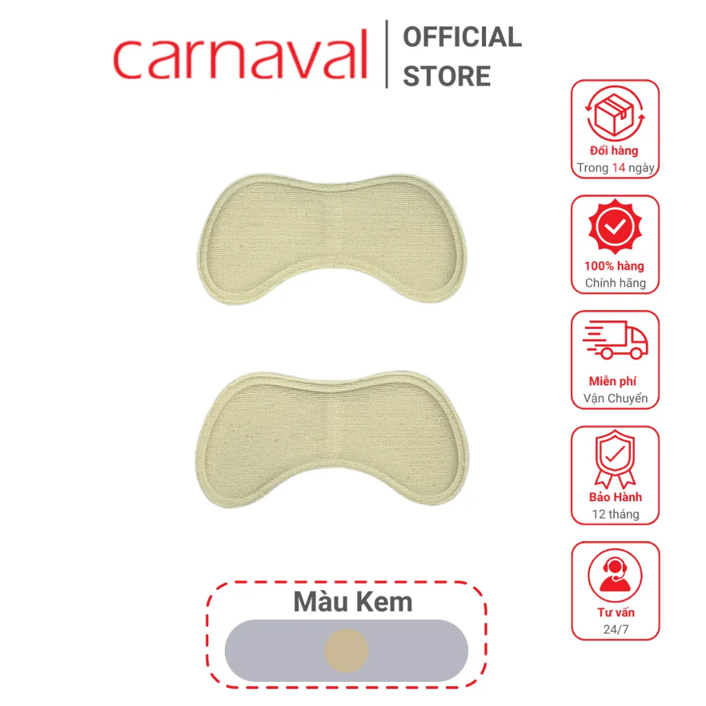 Ảnh Miếng lót giày nữ Carnaval siêu êm ái, bảo vệ gót chân và mang lại cảm giác thoải mái tuyệt đối. 4