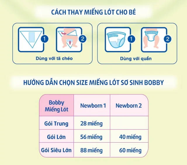 Ảnh Miếng lót sơ sinh Bobby Newborn 2-40 miếng 3