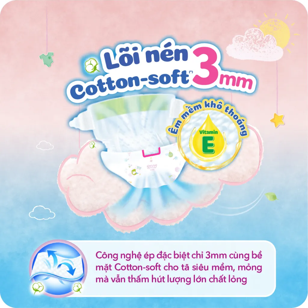 Ảnh Miếng lót sơ sinh Bobby Newborn 2-60 miếng 2