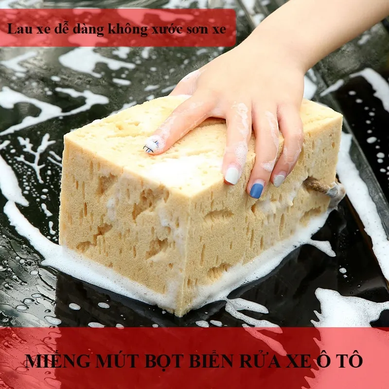 Ảnh Miếng mút bọt biển rửa xe hơi MYT Mút xốp tạo bọt rửa xe ô tô siêu thấm nước vệ sinh đa năng chất liệu mềm mại an toàn 1