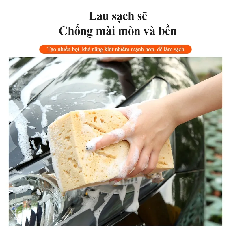 Ảnh Miếng mút bọt biển rửa xe hơi MYT Mút xốp tạo bọt rửa xe ô tô siêu thấm nước vệ sinh đa năng chất liệu mềm mại an toàn 2