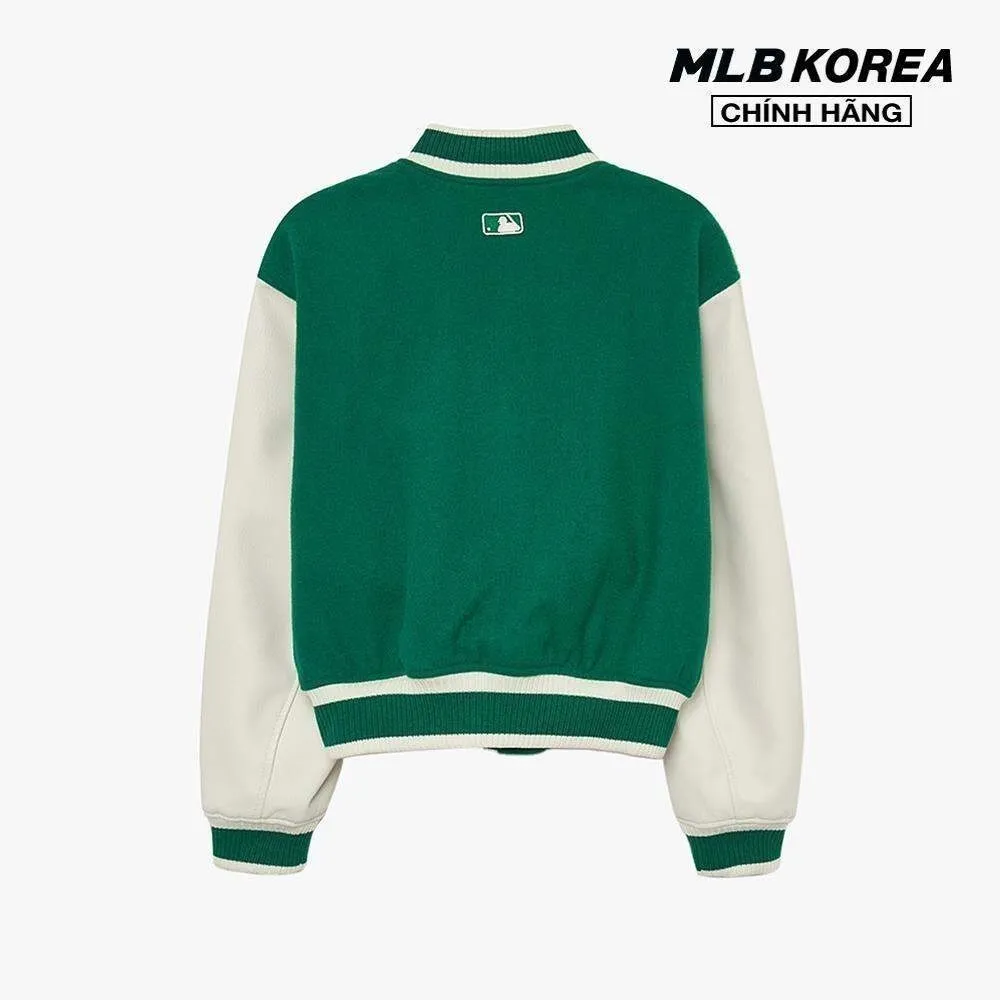 Ảnh MLB - Áo khoác bóng chày nữ tay dài thời trang 3FJPV0134-07GNL 1