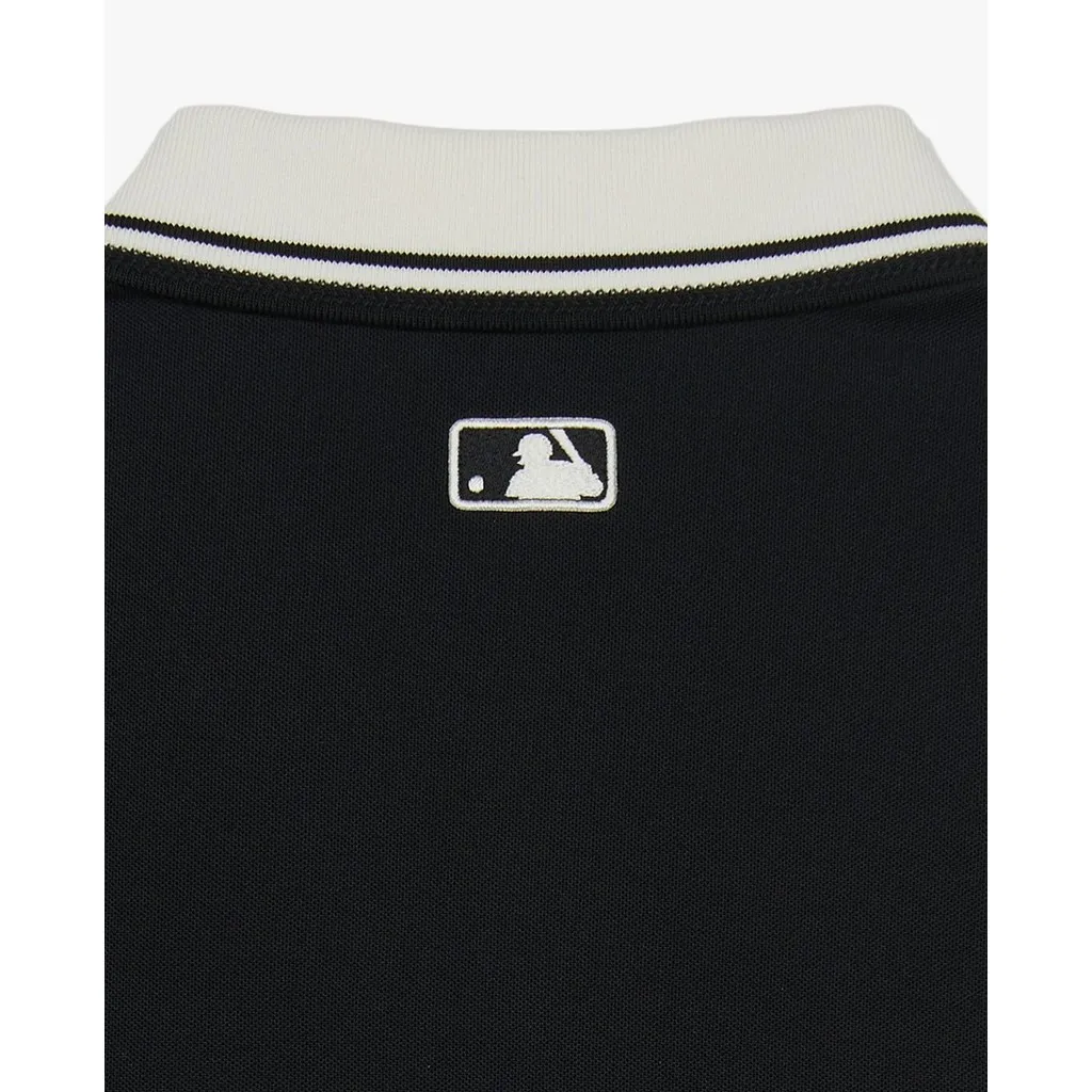Ảnh MLB - Áo polo unisex Basic Block Comfortable 3APQB0253-50BKS 4