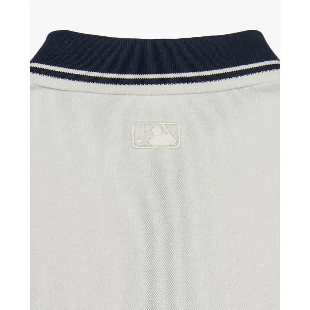 Ảnh MLB - Áo polo unisex Basic Block Comfortable 3APQB0253-50IVS 3