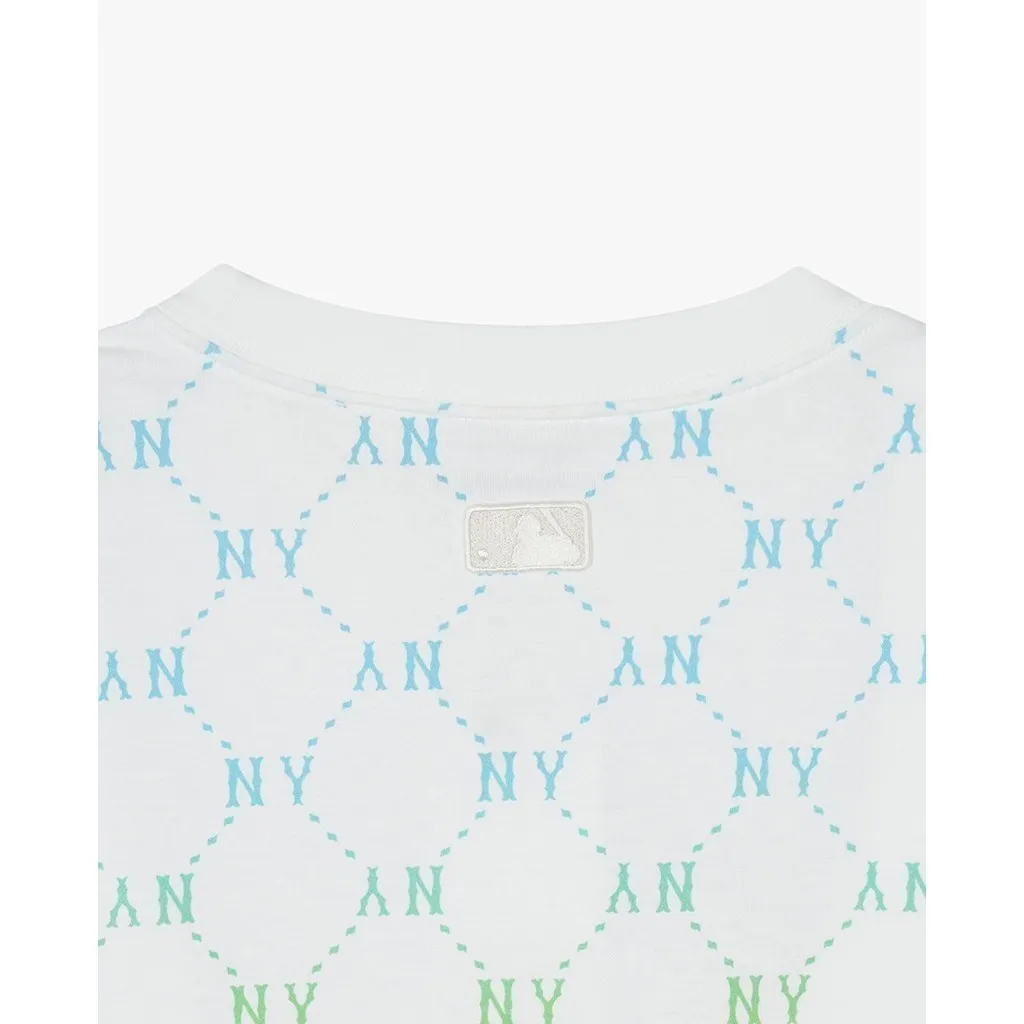 Ảnh MLB - Áo thun unisex cổ tròn tay ngắn Jacquard Dia Monogram 3ATSM1043-50ABS 3