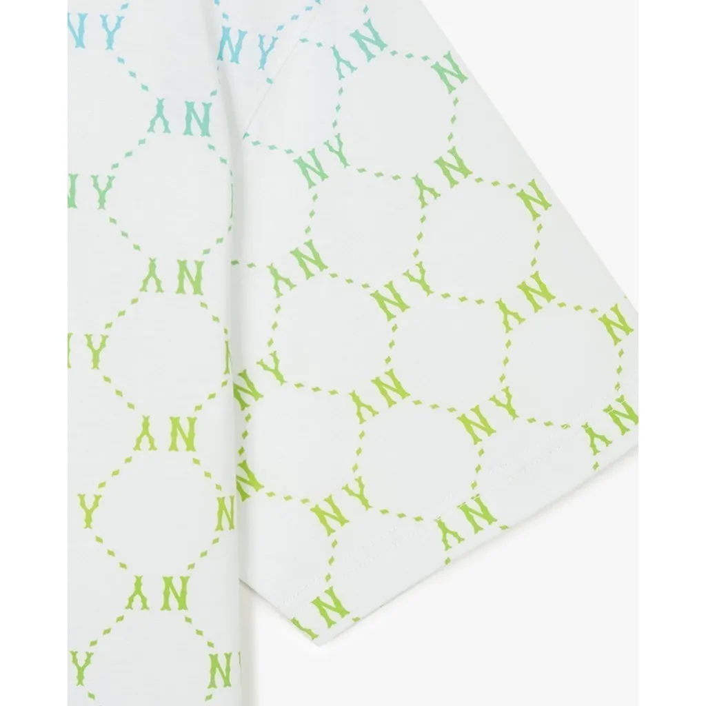 Ảnh MLB - Áo thun unisex cổ tròn tay ngắn Jacquard Dia Monogram 3ATSM1043-50ABS 4