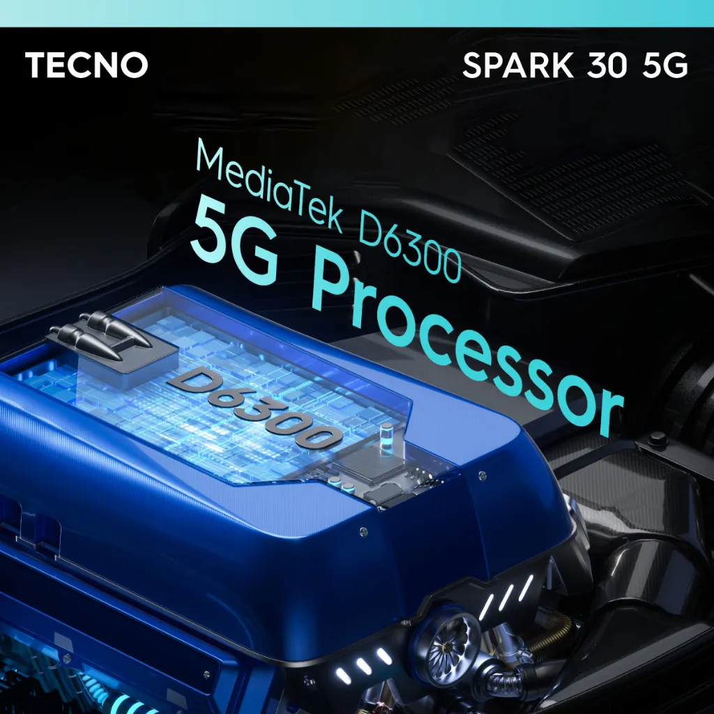 Ảnh [MỞ BÁN]Điện Thoại Tecno Spark 30 5G | (6+6)GB/128GB | Camera 108MP | Màn Hình 6.67" 120Hz | Chính Hãng 1