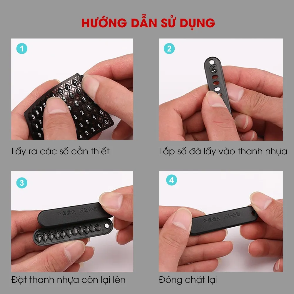 Ảnh Móc Khóa Số Điện Thoại Chống Thất Lạc chìa khóa xe máy oto Tâm Luân 3