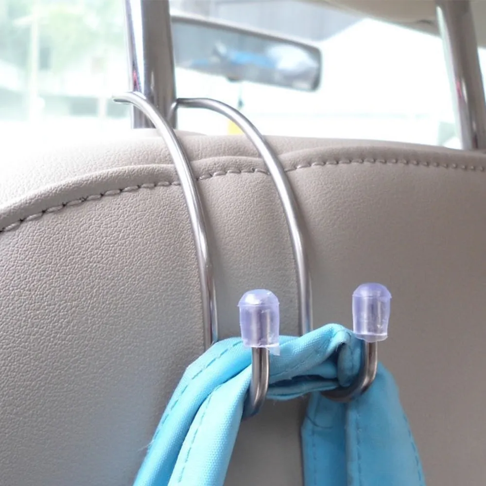 Ảnh Móc treo đồ trên ô tô, gài trước sau ghế, chất liệu thép không han rỉ, cứng, chịu lực tốt - Phụ kiện oto Tâm Luân 1