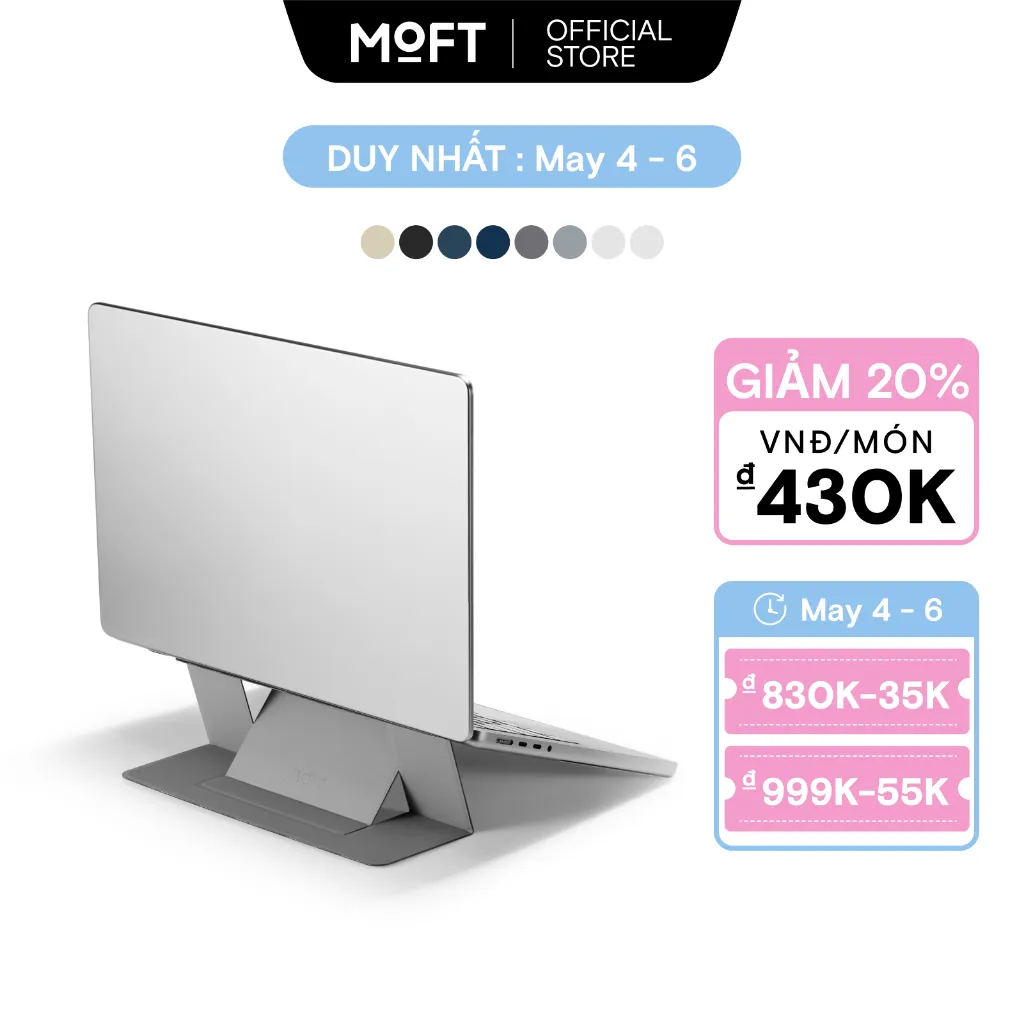 Review MOFT Adhesive Laptop Stand Thế Hệ 2: Giá Đỡ "Vô Hình" Tối Ưu Ergonomic & Tản Nhiệt
