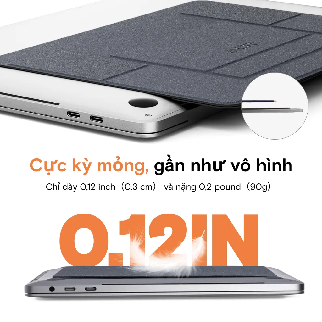Ảnh MOFT Adhesive Laptop Stand Giá Đỡ Tản Nhiệt MOFT Cho Laptop Thế Hệ 2 11.6 "- 15.6" 2