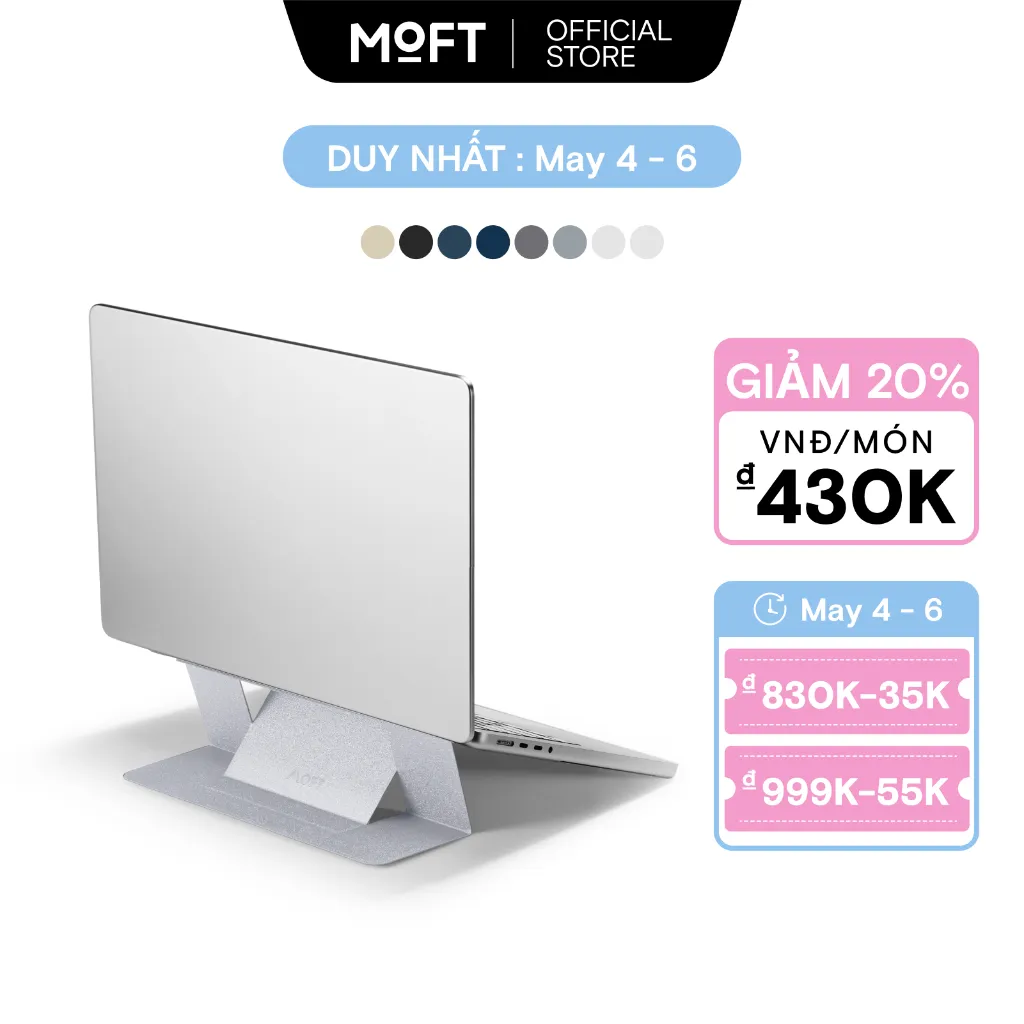 Ảnh MOFT  Đế Laptop Gen 2 Keo Thông Gió Nhiệt Và Laptop 11.6-15.6 Inch Có Thể Tái Sử Dụng MS006 1