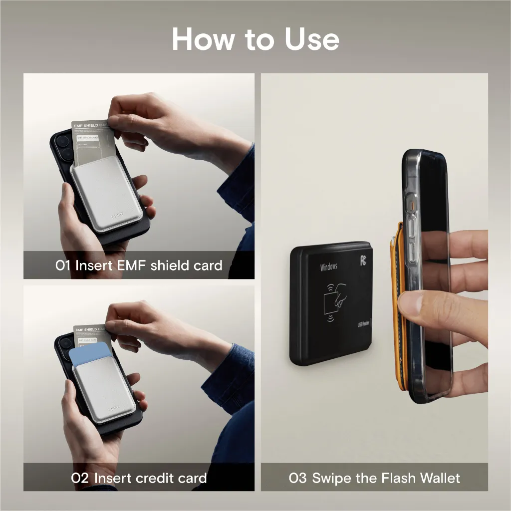 Ảnh MOFT Flash Phone Stand Wallet Ví đựng thẻ kiêm giá đỡ  gắn lưng điện thoại thích hợp cho Iphone 15 14 13 13 Pro13 Pro Max 12 Pro 12Pro Max 4