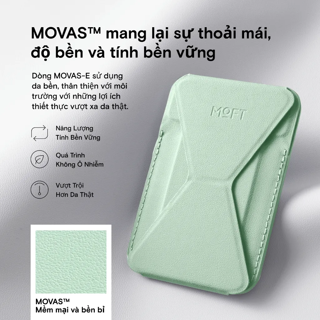 Ảnh MOFT MOVAS™ Ví Magnetic Giá đỡ điện thoại ví gập tương thích với mọi phong cách sự thích ứng iPhone/Android - Magnetic Compatible 3