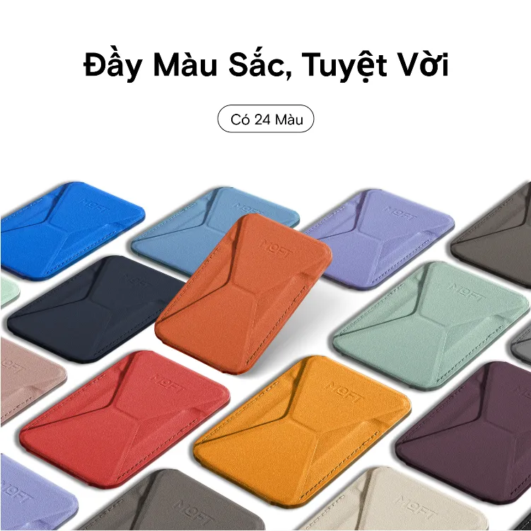 Ảnh MOFT MOVAS™ Ví Magnetic Giá đỡ điện thoại ví gập tương thích với mọi phong cách sự thích ứng iPhone/Android - Magnetic Compatible 4